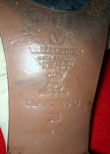 krem dantel vintage yazlık ayakkabı italyan - Görsel 7