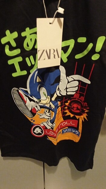 Zara Sonic tişört 