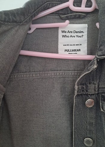 crop jean ceket - Görsel 5