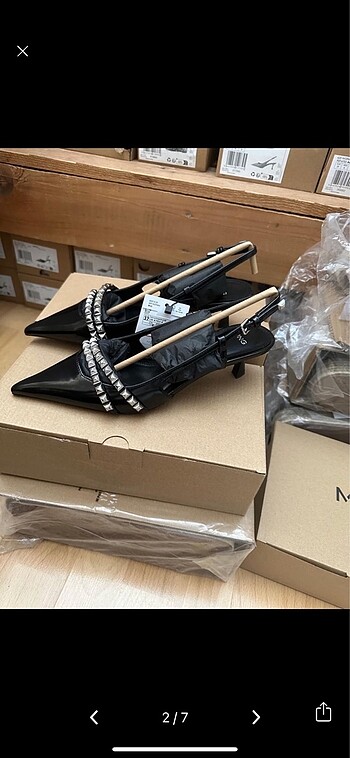 Mango Mango zımbalı stiletto