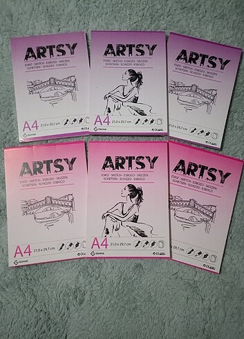 Artsy Notebooks A4 50 Gram Eskiz Defter Sketch Book