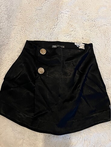 Zara saten mini etek