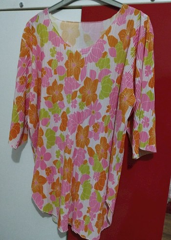 Pembe Çiçekli pareo - Görsel 2