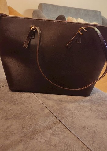 Michael Kors Klasik Kahverengi Deri Çanta - Görsel 2