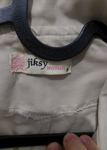 Bej Kadın Midi Trençkot Düğmeli - Görsel 4