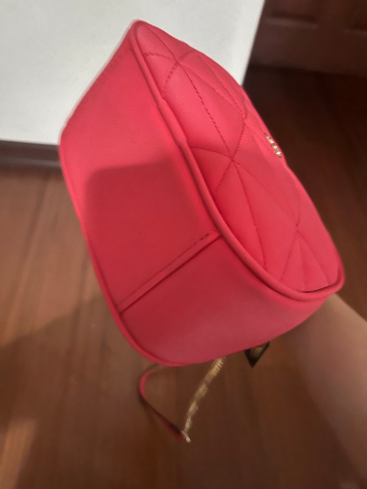 Yepyeni Kırmızı Deri Kadın Çanta - Görsel 3