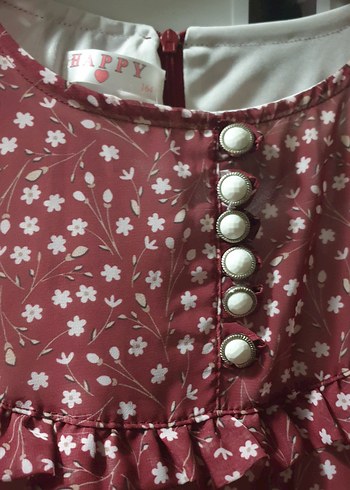 yazlık Bordo Renk Uzun Kollu Bohem Uzun Elbise - Görsel 5