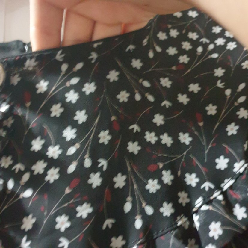 yazlık Siyah Desenli Uzun Bohem Elbise - Görsel 3