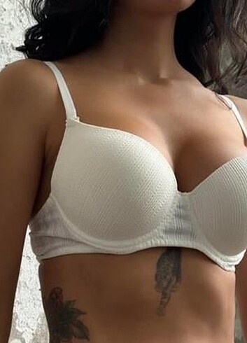 Cansoy Burgu Detaylı az destekli Soft Sütyen - Görsel 3