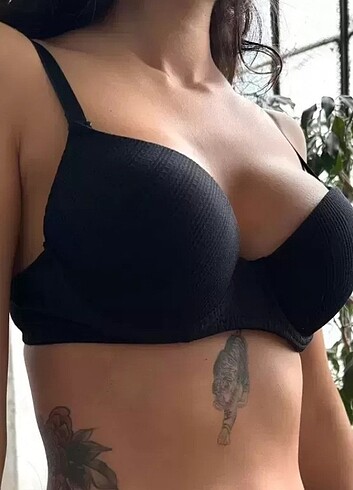 Cansoy Burgu Detaylı az destekli Soft Sütyen - Görsel 3