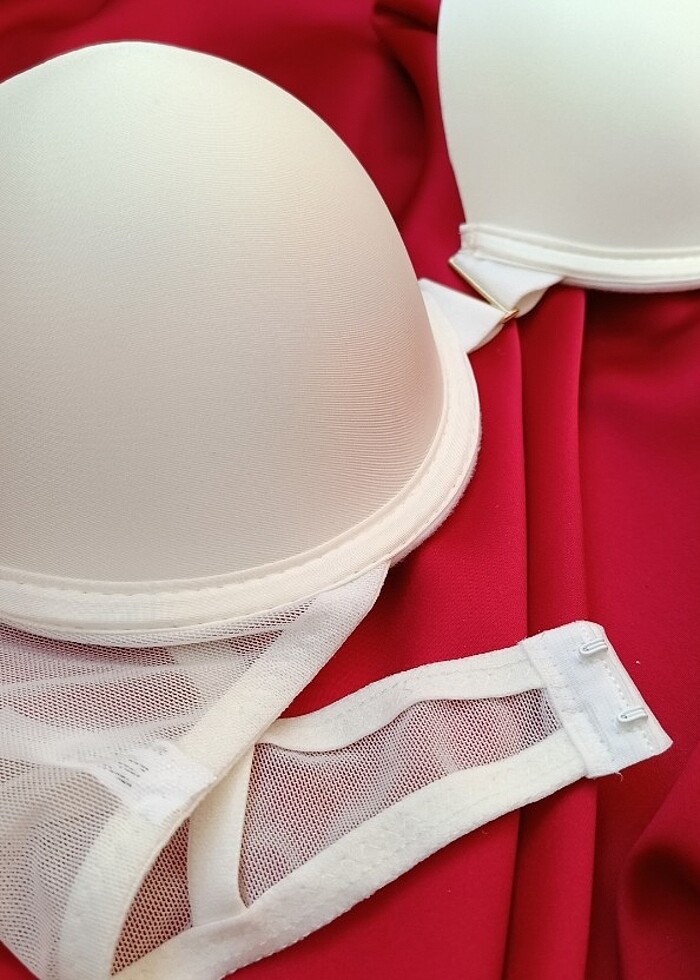 Cansoy Violet V Detaylı Destekli Sütyen - Görsel 2