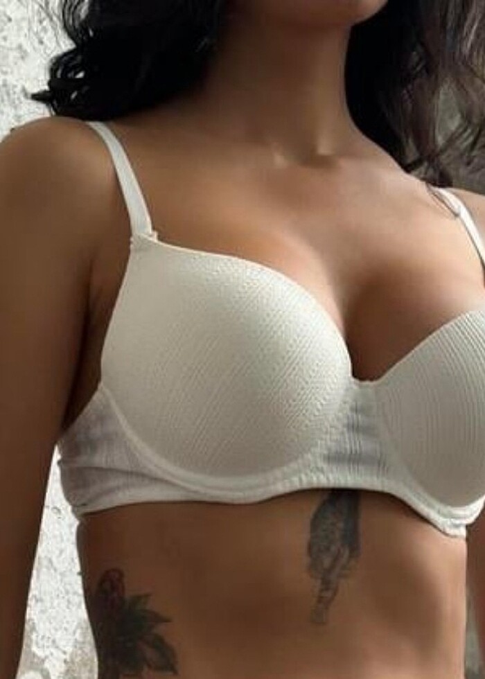 Cansoy Burgu Detaylı az destekli Soft Sütyen - Görsel 3