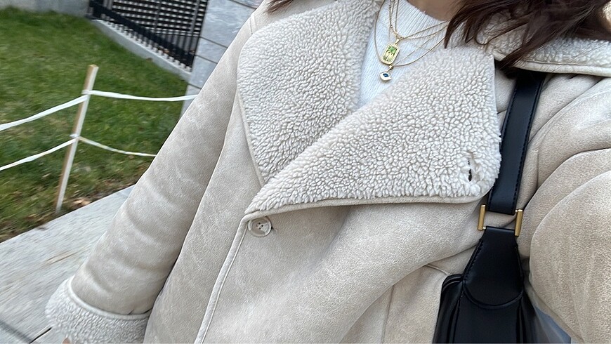 xs Beden camel Renk Zara yün ceket
