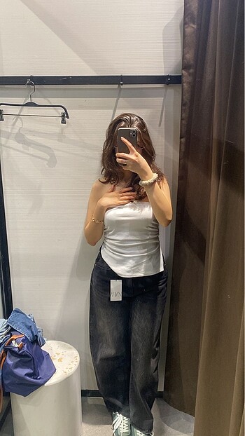 Zara ballon jean yüksek bel