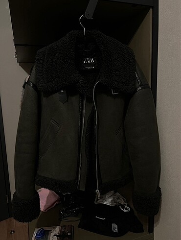 Zara Zara haki biker ceket