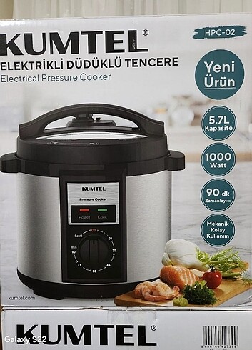 Kumtel Elekrtrikli Düdüklü Tencere