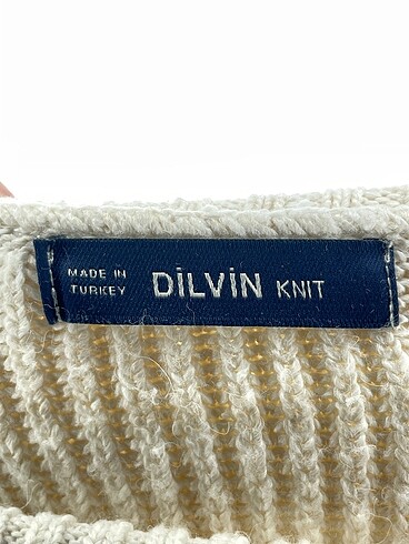 universal Beden beyaz Renk Dilvin Kazak / Triko %70 İndirimli.