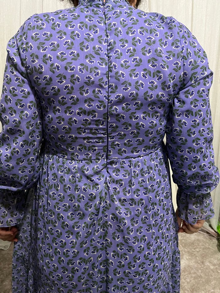 Bohem Renkli Uzun Kollu Kadın Elbise - Görsel 5