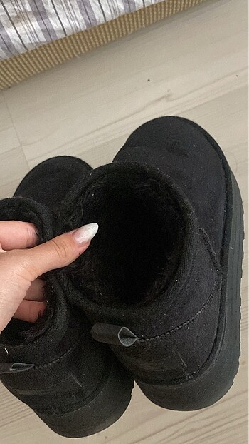 Diğer Kalın taban içi peluş ugg