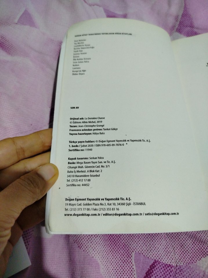 Jean-Christophe Grangé - Son Av Roman - Görsel 4