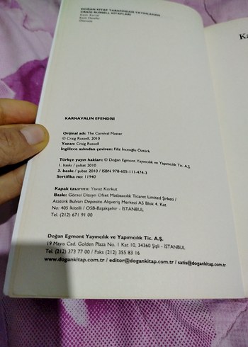 Craig Russell - Karnavalin Efendisi - Görsel 4