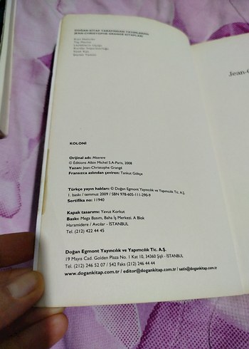 Jean-Christophe Grange - Koloni Roman - Görsel 5