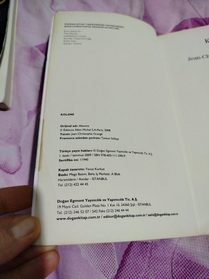 Jean-Christophe Grange - Koloni Roman - Görsel 5