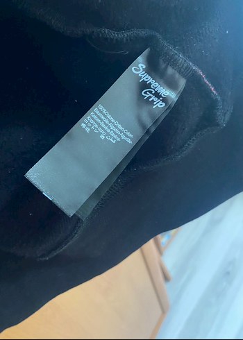 Supreme Grip Erkek Siyah Fermuarlı Sweatshirt - Görsel 3