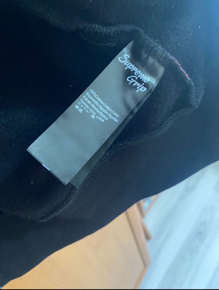 Supreme Grip Erkek Siyah Fermuarlı Sweatshirt - Görsel 3