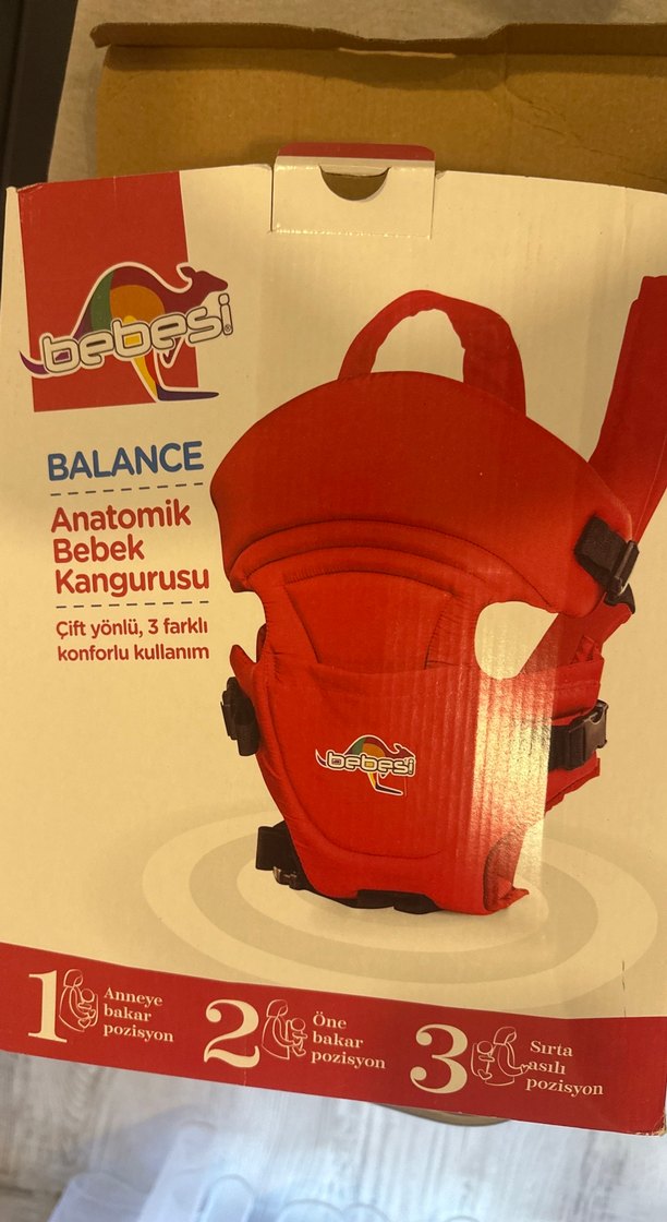 YENİ Renkli Kırmızı Bebek Kanguru - Görsel 4