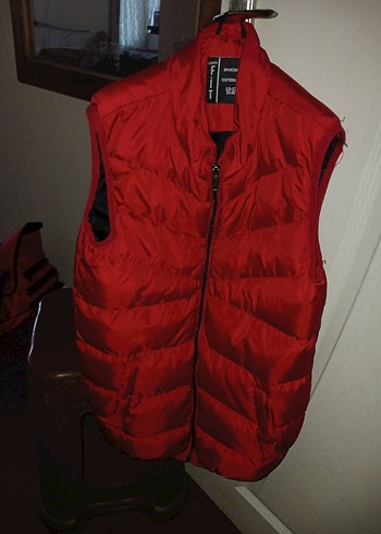 Erkek Çocuk Kırmızı Fermuarlı Yelek - Görsel 8