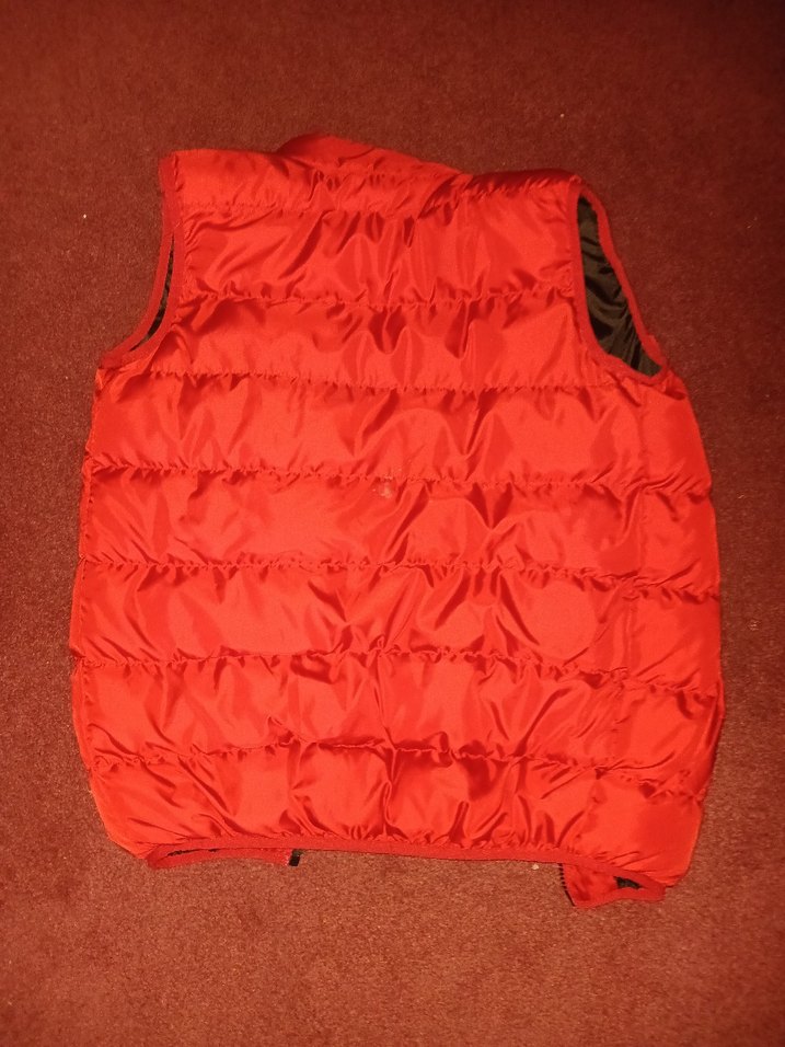 Erkek Çocuk Kırmızı Fermuarlı Yelek - Görsel 3