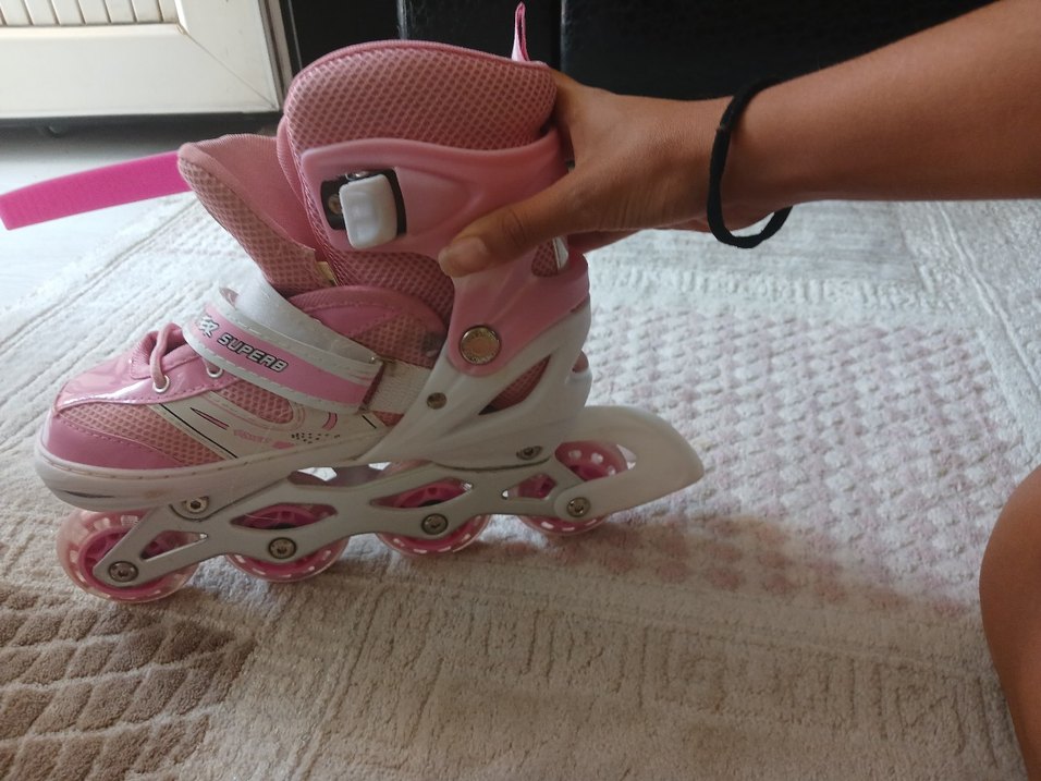 Ayarlanabilir Paten, Pembe, Elastik - Görsel 3