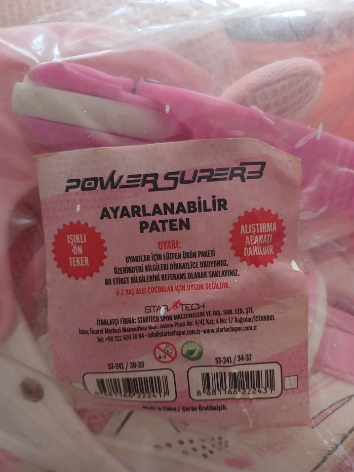 Ayarlanabilir Paten, Pembe, Elastik - Görsel 2