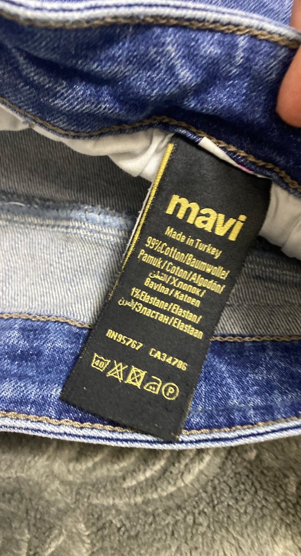 Erkek Mavi Regular Fit Denim Jean - Görsel 5