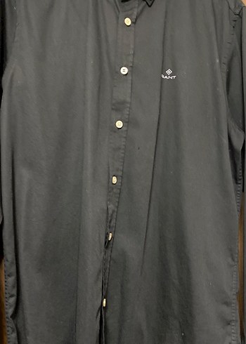 Siyah Erkek Uzun Kollu Düğmeli Gömlek - Görsel 5