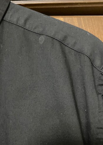 Siyah Erkek Uzun Kollu Düğmeli Gömlek - Görsel 3