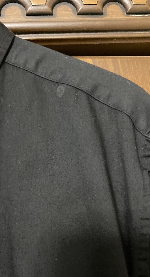 Siyah Erkek Uzun Kollu Düğmeli Gömlek - Görsel 3