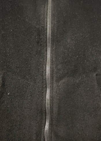 Siyah Fermuarlı Erkek Polar Ceket - Görsel 3