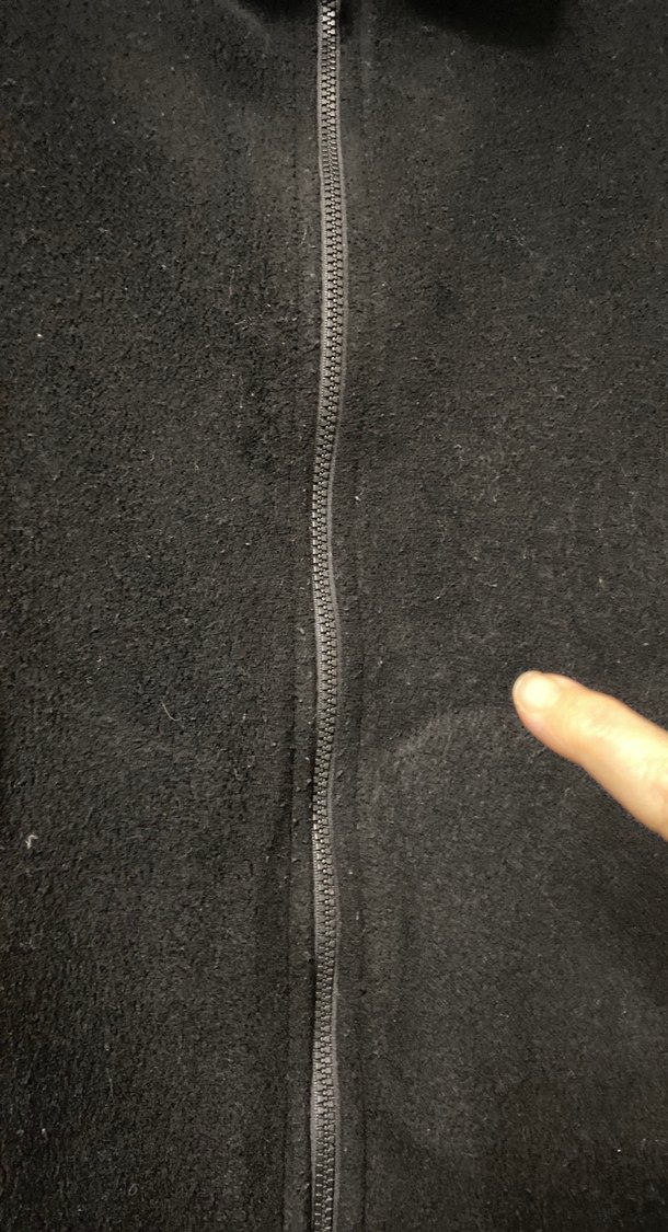 Siyah Fermuarlı Erkek Polar Ceket - Görsel 4