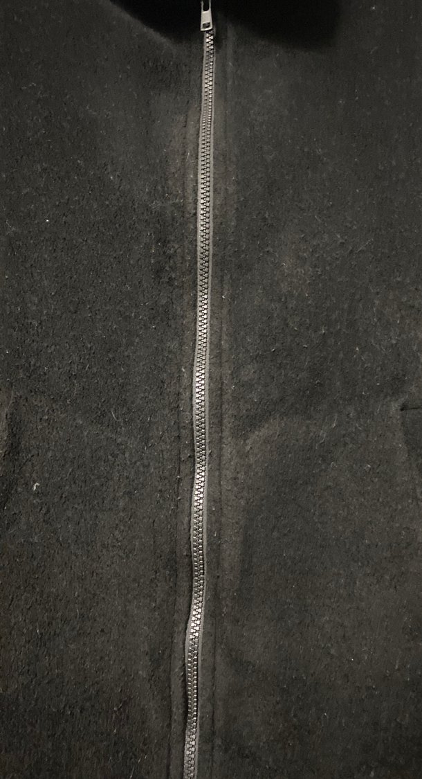 Siyah Fermuarlı Erkek Polar Ceket - Görsel 3