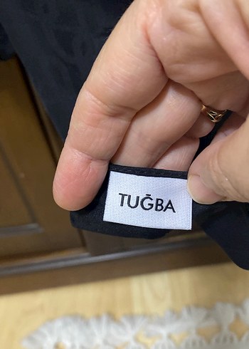 Siyah Kadın Drapeli Sargı Kumaş - Görsel 3