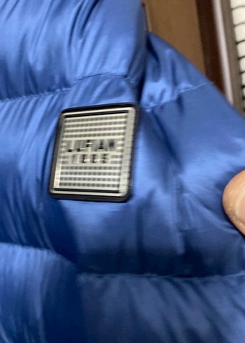 Erkek Mavi Fermuarlı İnce Mont - Görsel 3