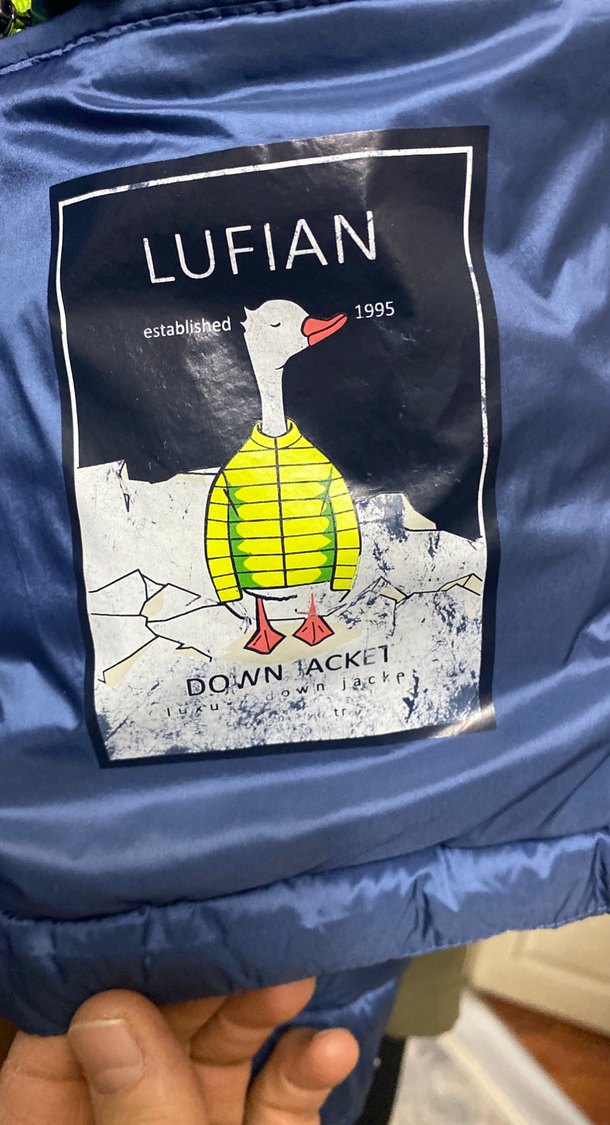 Erkek Mavi Fermuarlı İnce Mont - Görsel 5