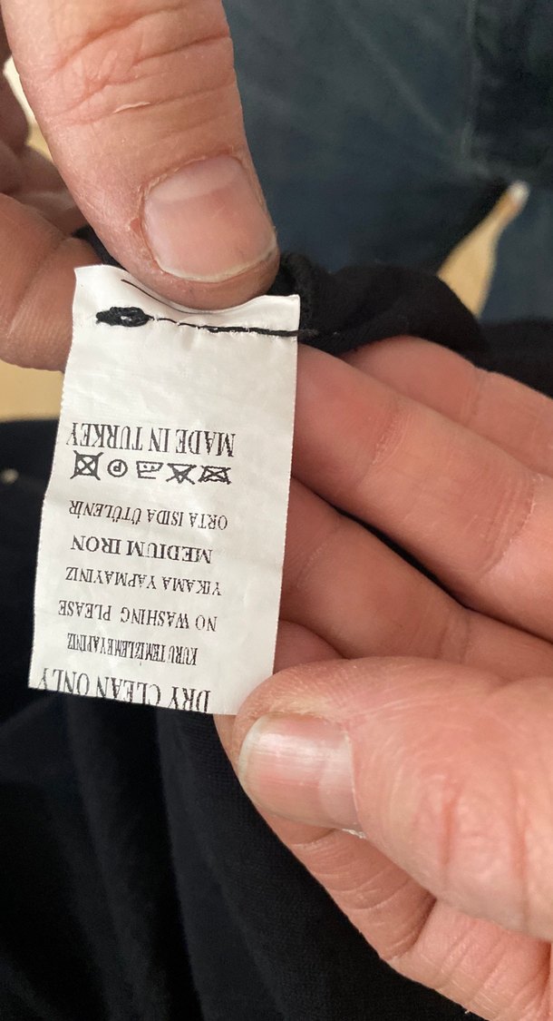 Siyah Uzun Düğmeli Kadın Kaban - Görsel 5