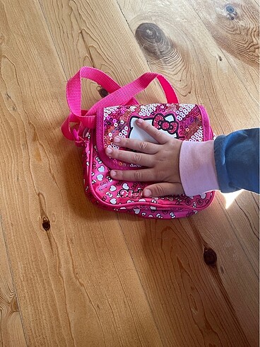 Beden pembe Renk Hello kitty kız çocuk çanta