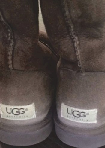 UGG Kadın Kahverengi Süet Tabanlı Dolgu Topuk Bot