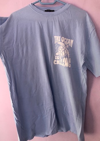 Mavi Baskılı Tişörtü - Görsel 3