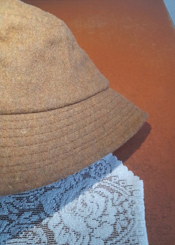 Unisex Kaşe Dokulu Bucket Şapka - Görsel 2