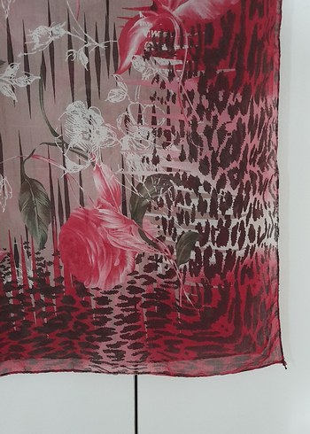 Pembe Bohem Tarzı Kadın Fular - Görsel 2